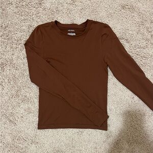 Wild Fable Brown Long Sleeve Tee
